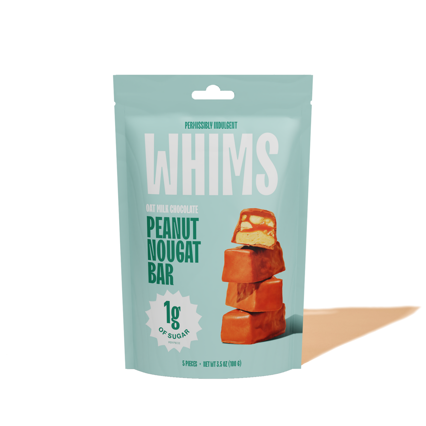 Whims | Oat Milk Chocolate Peanut Nougat Bar