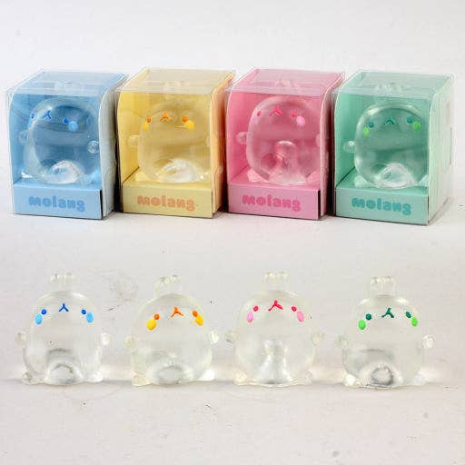 Clear Mochi Squishy Figure Fidget Toy