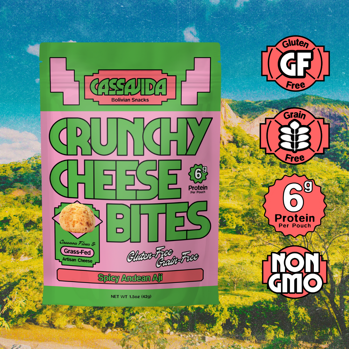Cassavida Spicy Andean Ají Cheese Bites