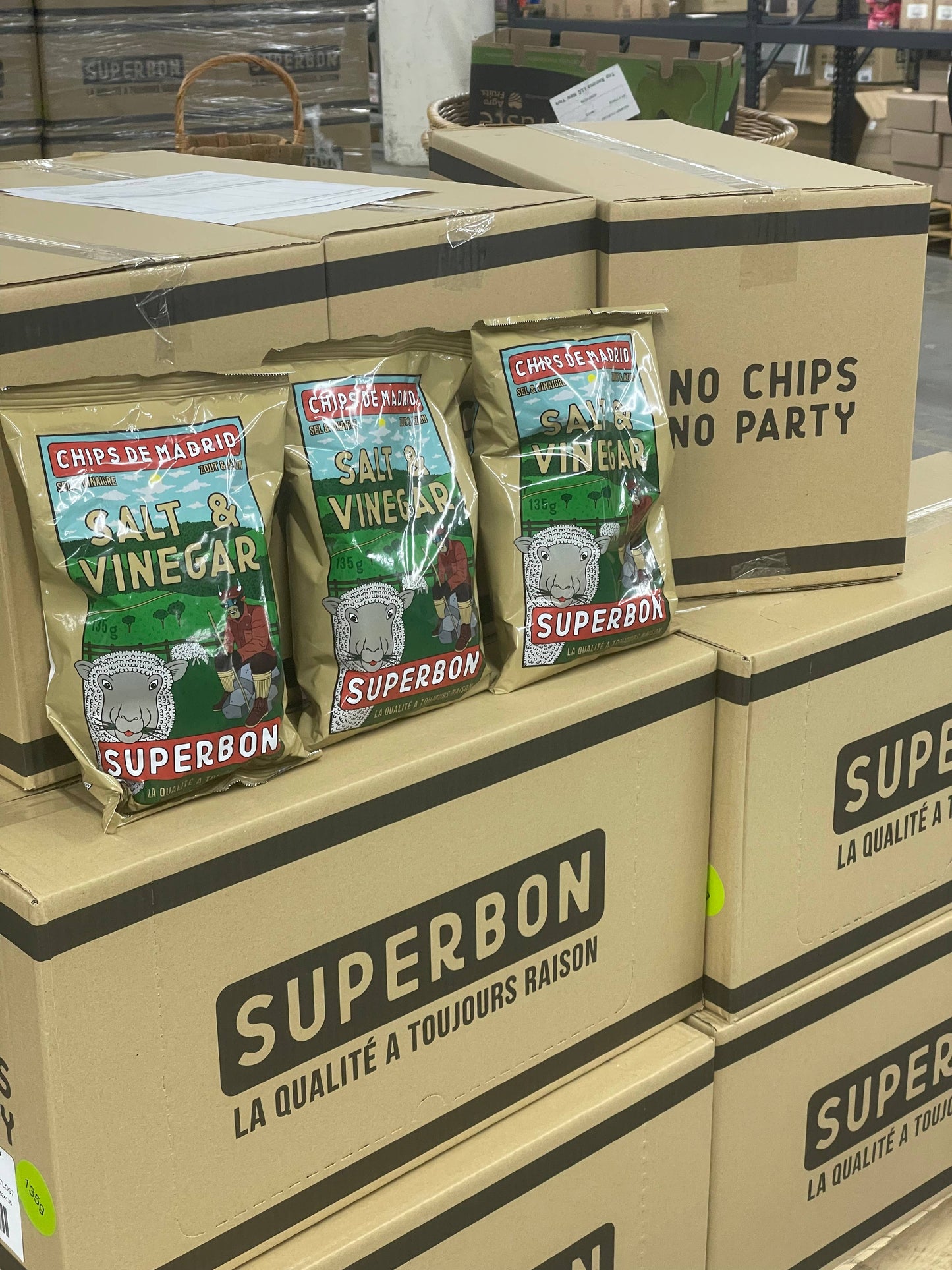Superbon | Chips de Madrid (US) - Salt & Vinegar Potato Chips 135g