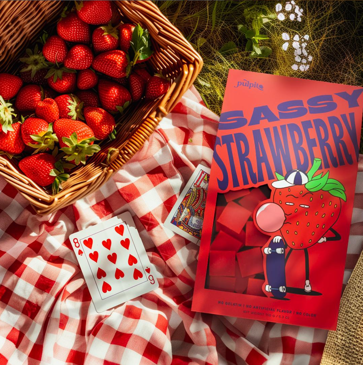 Pulpito | Fruit Bites - Sassy Strawberry  - Natural Fruit Snacks - Dried Fruit Bites