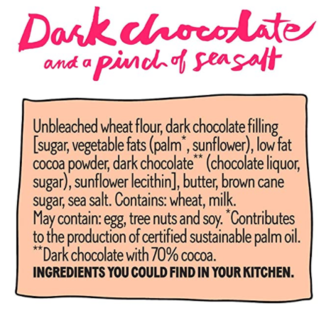 Michel & Augustin | Dark chocolate buttery shortbread cookies