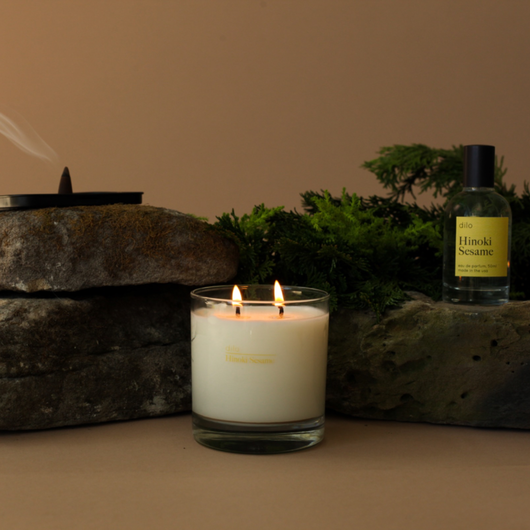 dilo | HINOKI SESAME CANDLE