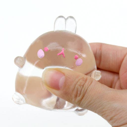 Clear Mochi Squishy Figure Fidget Toy