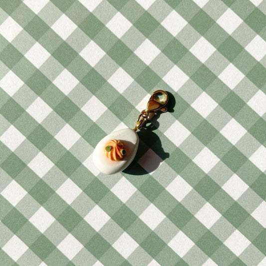 Bold Blossom Shop - Deviled Egg Bag Charm
