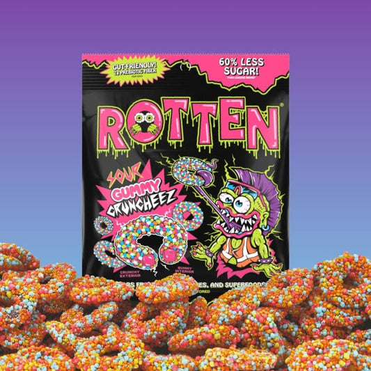 Rotten Candy | NEW Sour Gummy Cruncheez