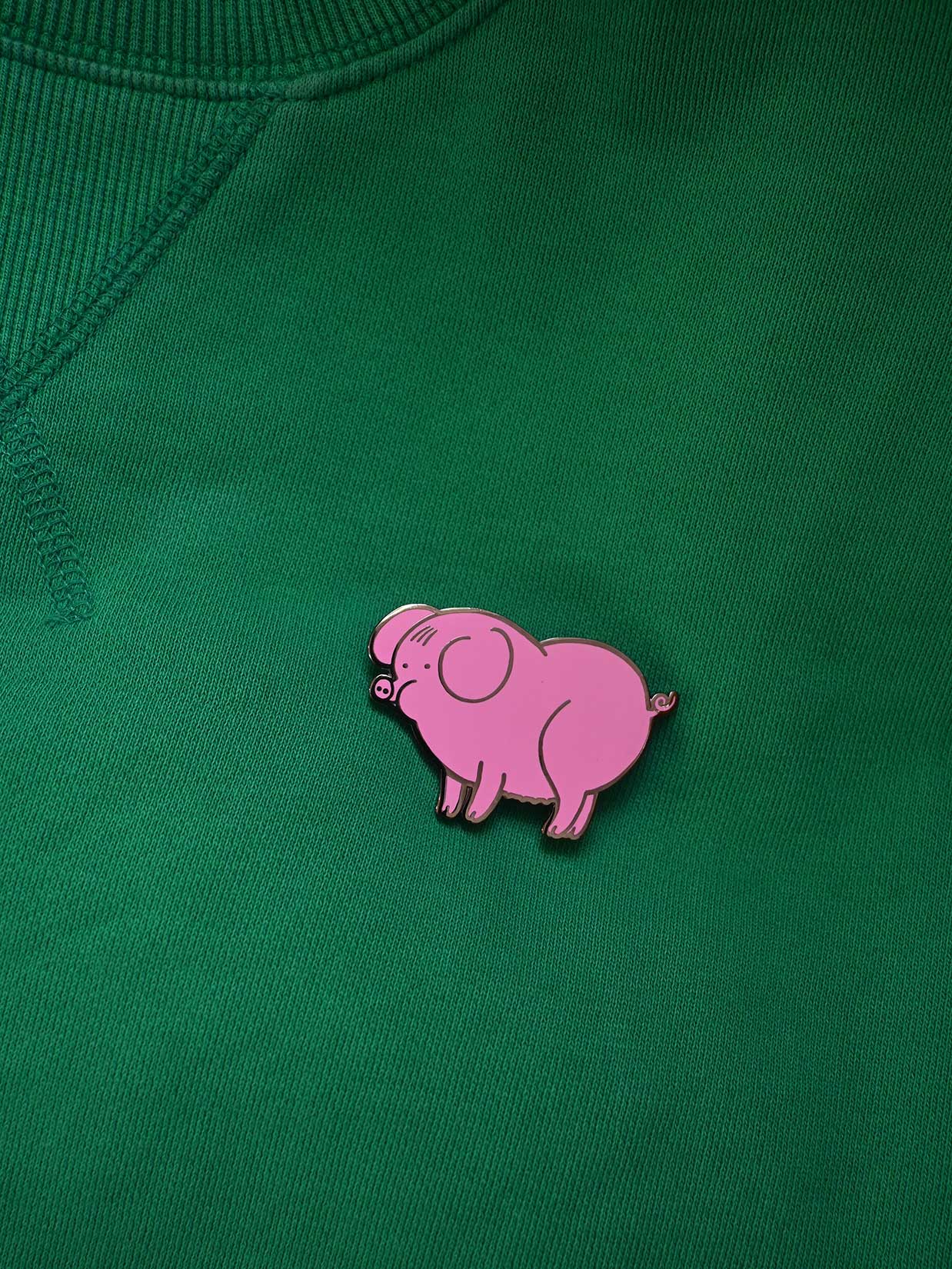 Natali Koromoto | "Farm Girly" (Pig) Enamel Pin