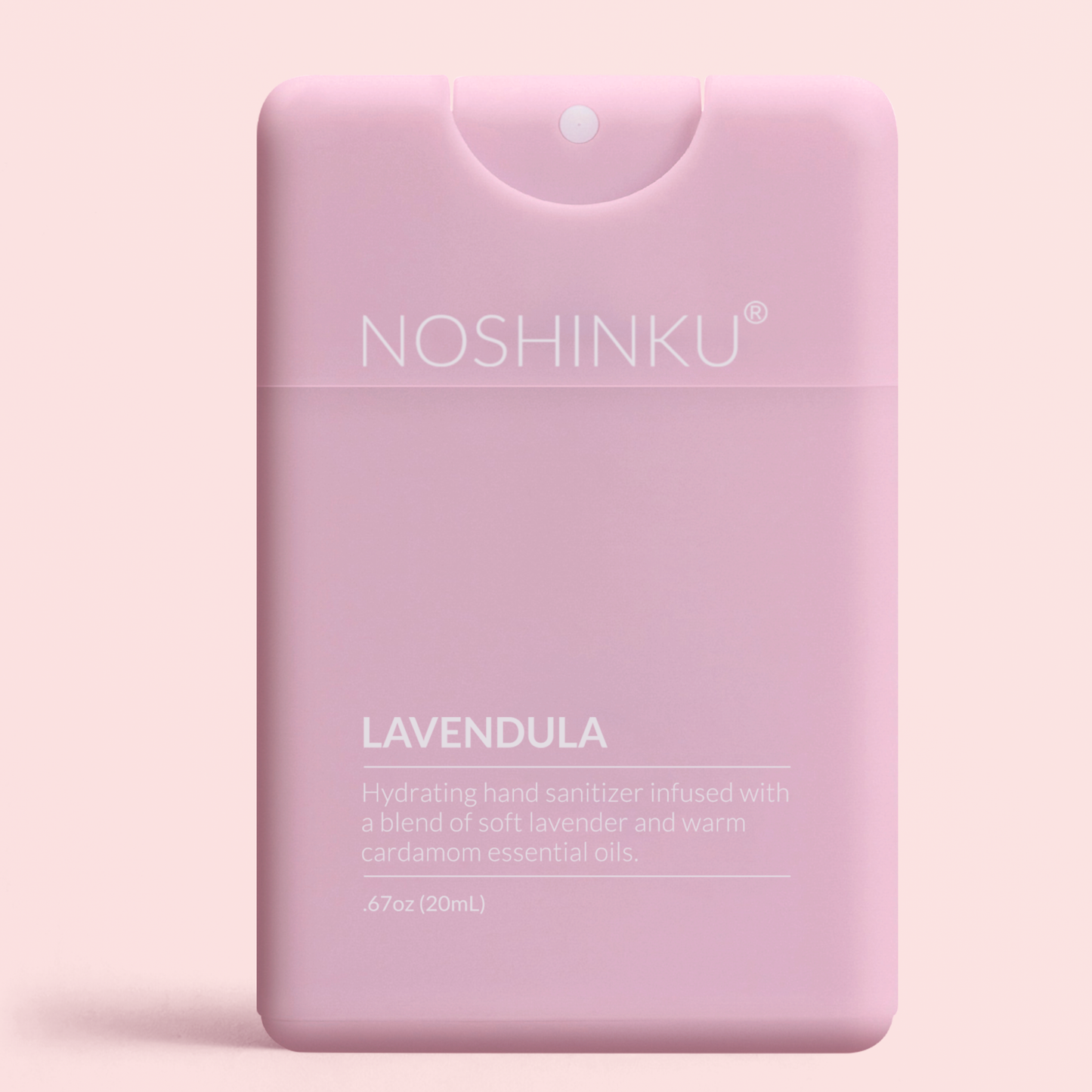 Noshinku | Refillable Lavender Ultra-Moisturizing Pocket Hand Sanitizer