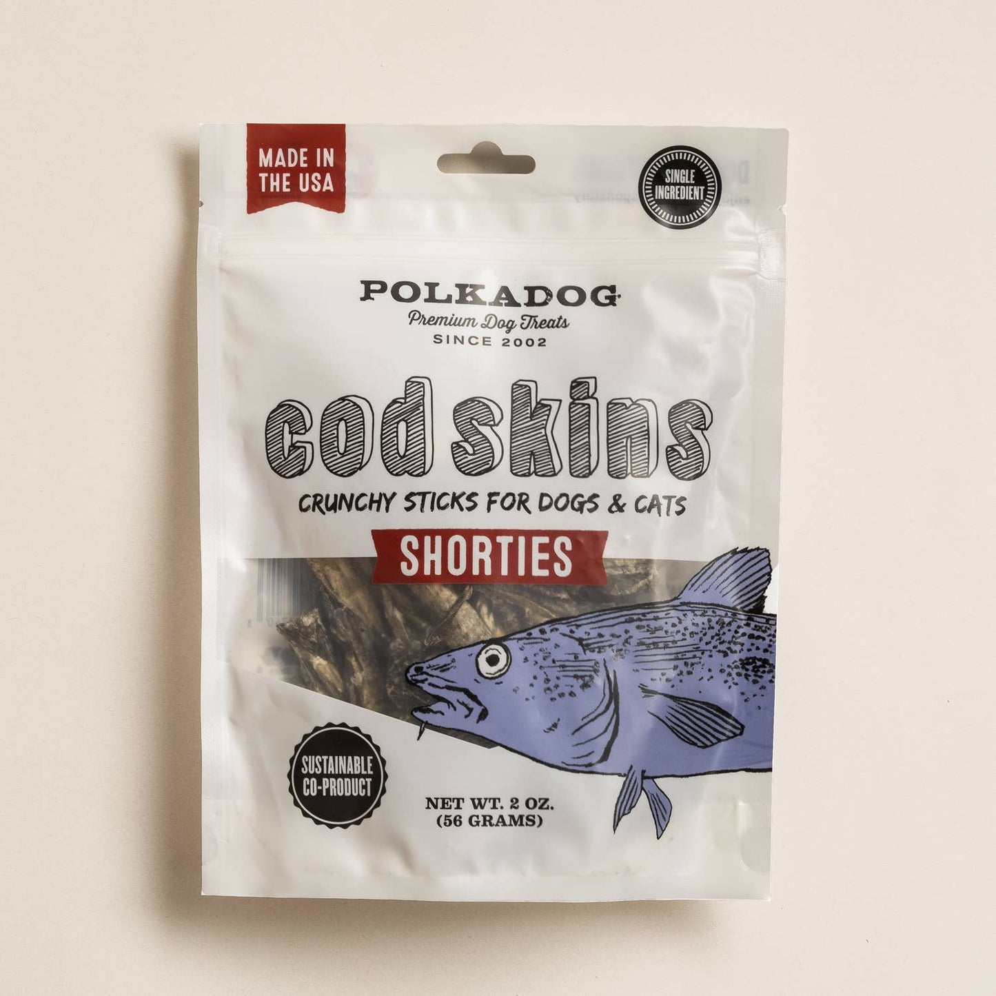 Polkadog | Cod Skin Shorties Pet Treats