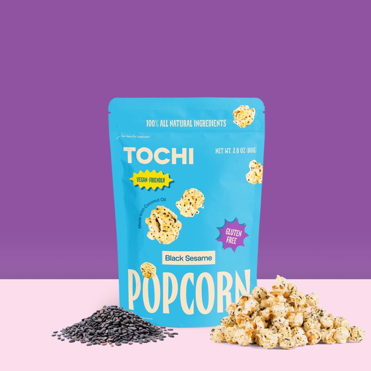 Tochi | Black Sesame Popcorn