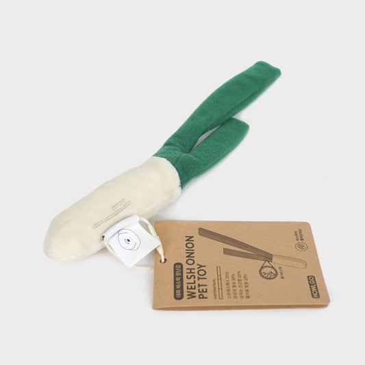 Howl Go | Green onion Dog Toy (Rustle Toy)