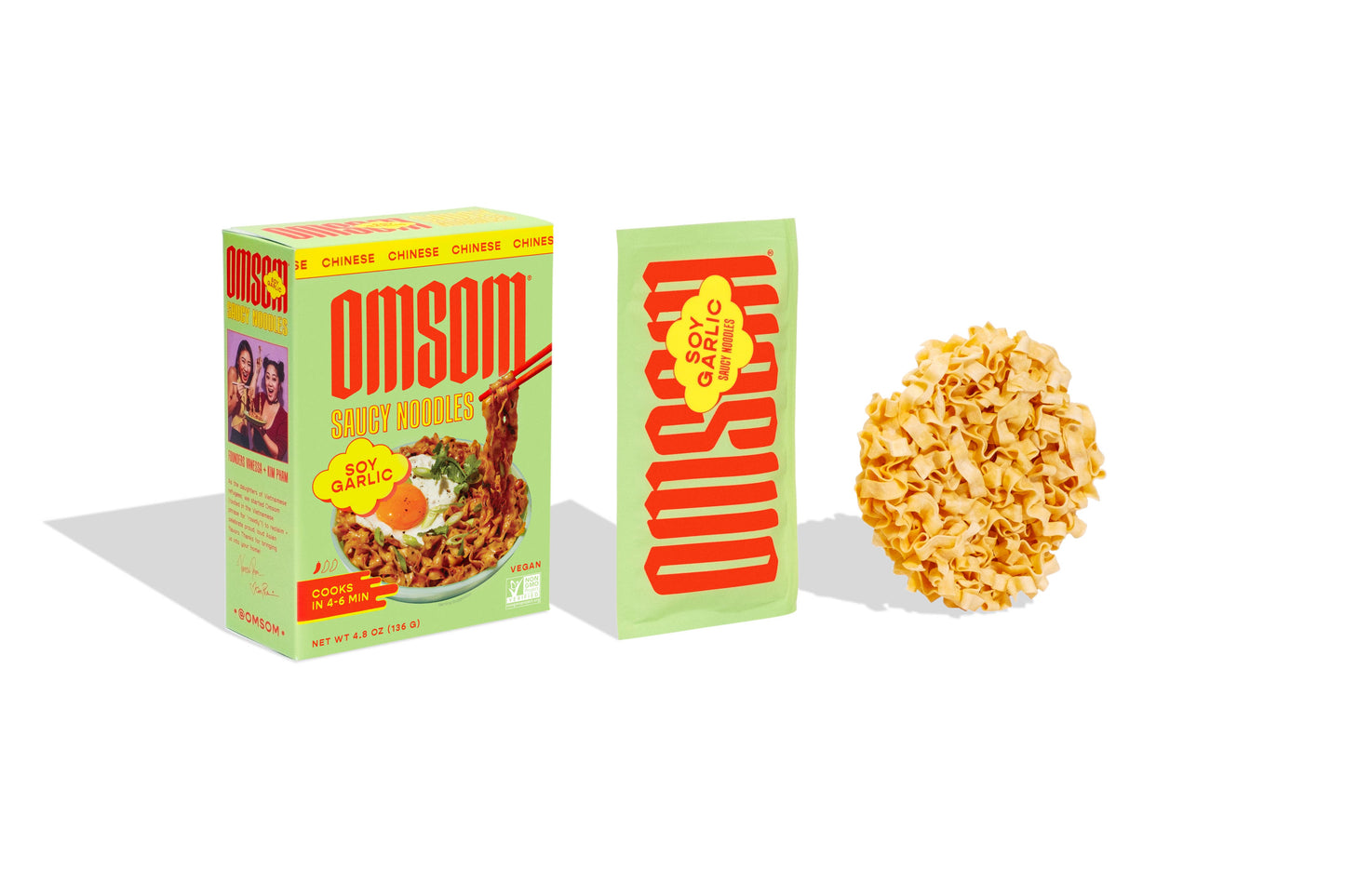 Omsom | Soy Garlic Saucy Noodles