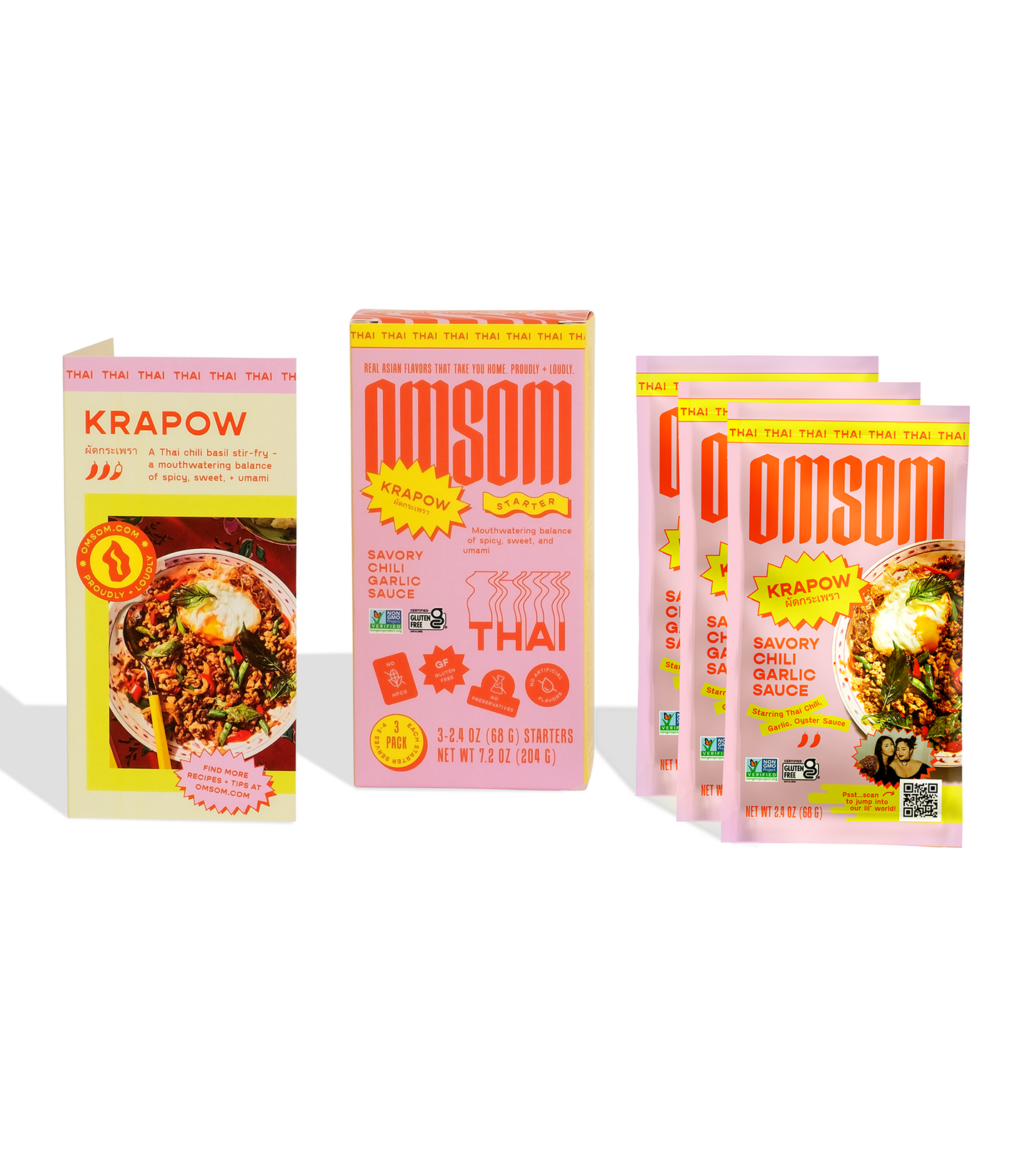 Omsom | Thai Krapow Meal Starter 3 Pack