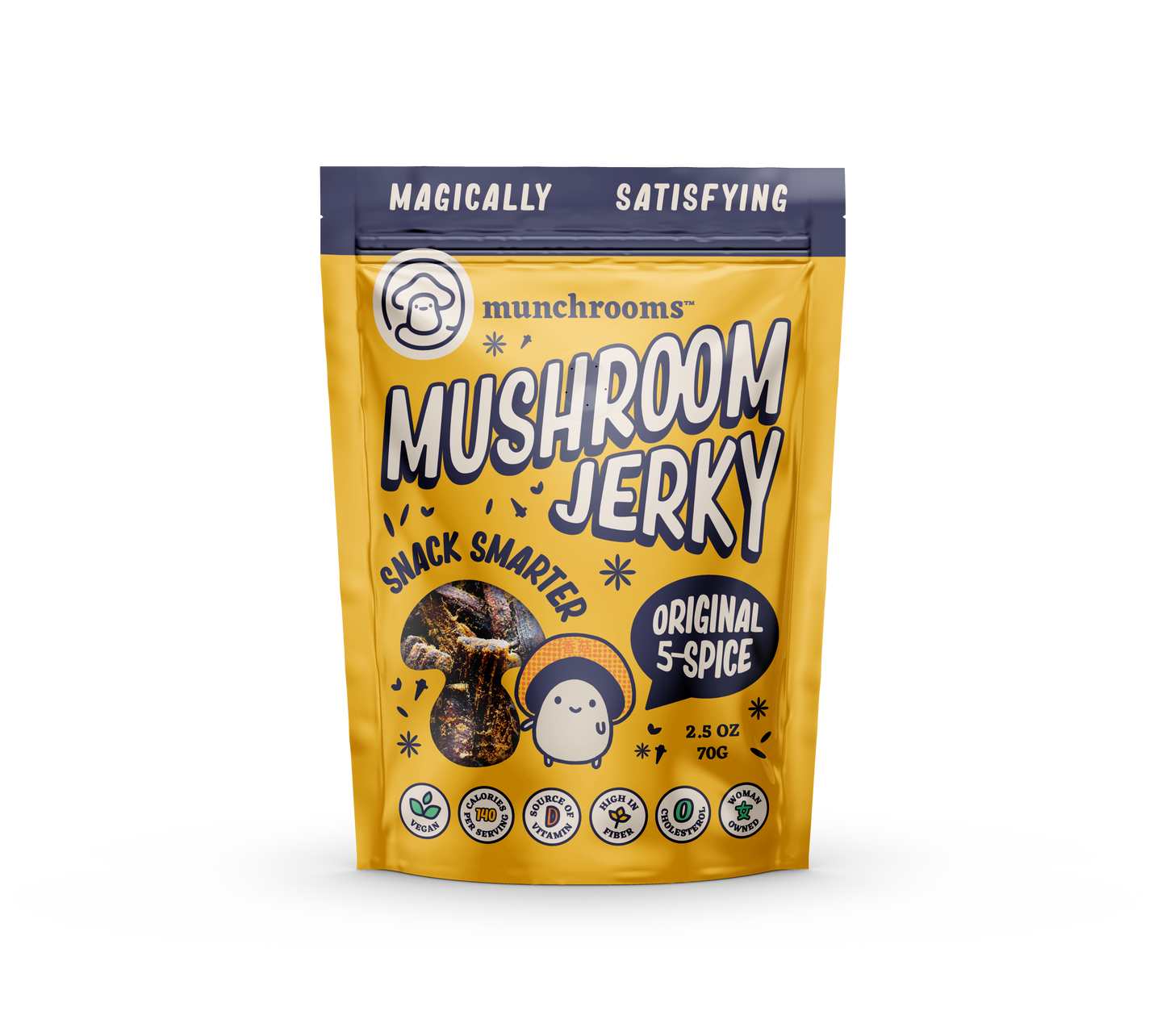 Munchrooms | Mushroom Jerky Original 5-Spice