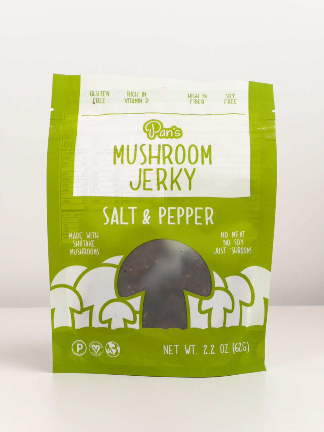 Pan's | Mushroom Jerky - Salt & Pepper