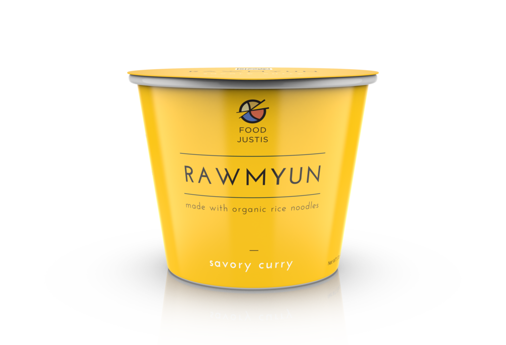 Rawmyun | Superfood Vegan Ramen Cup Noodles - Savory Curry