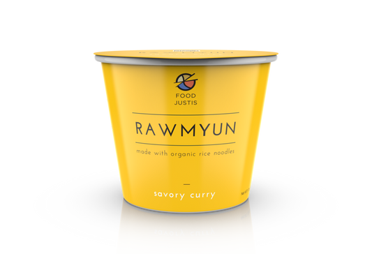 Rawmyun | Superfood Vegan Ramen Cup Noodles - Savory Curry