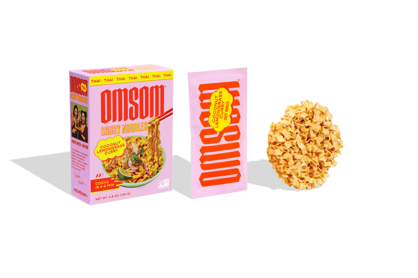 Omsom | Coconut Lemongrass Curry Saucy Noodles