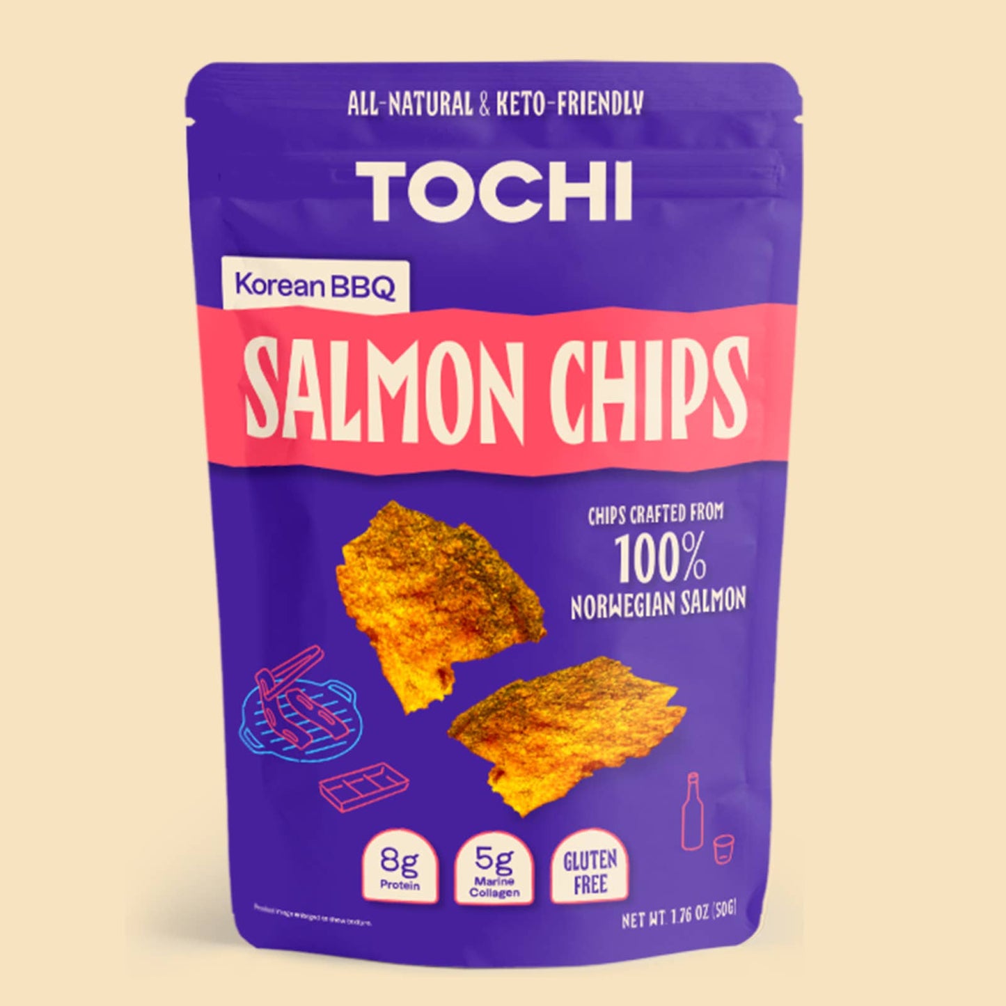 Tochi | Salmon Chips Korean BBQ